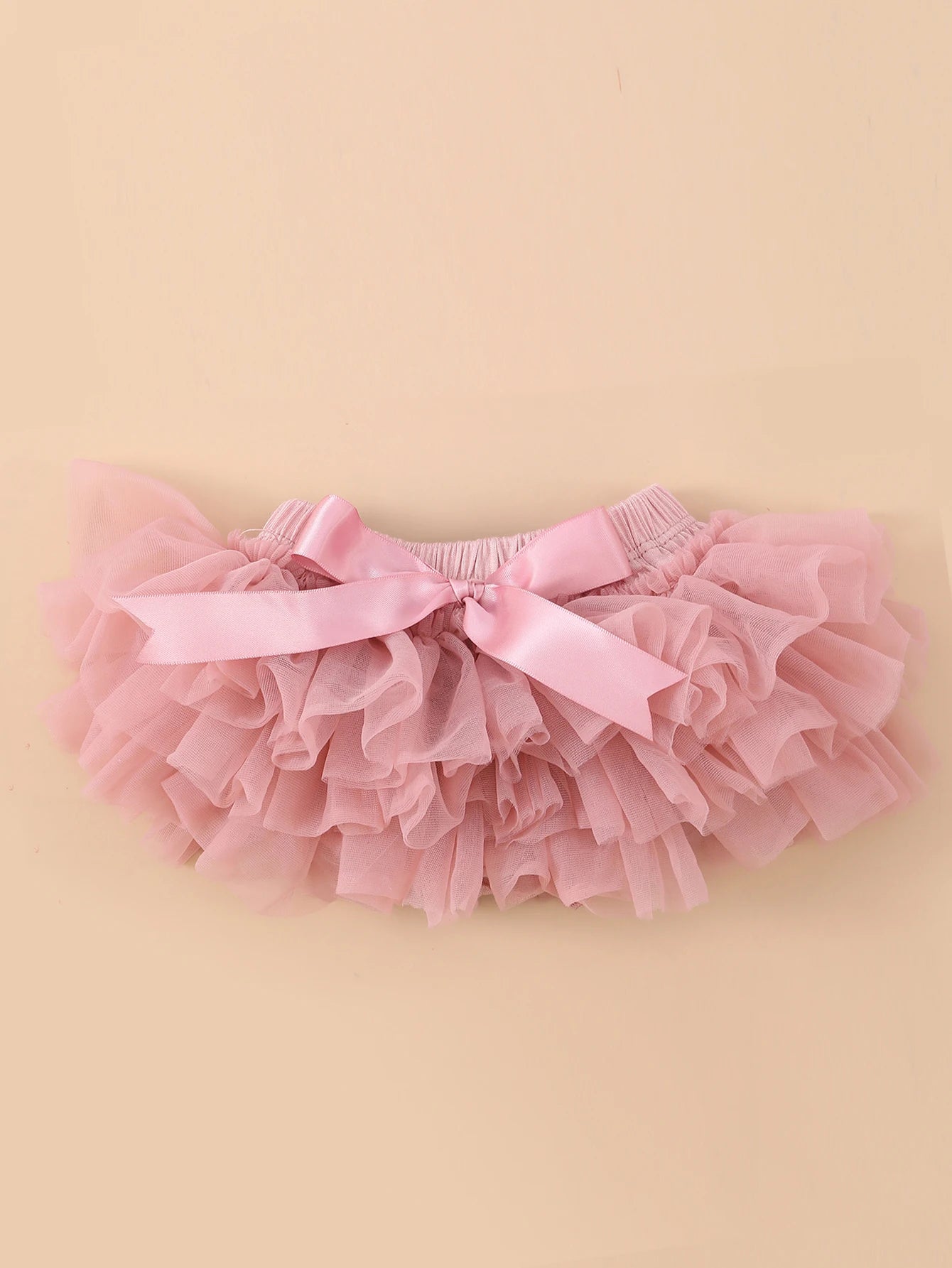 Boutique Baby Girls Tutu Bloomers Diaper Cover Newborn Soft Fluffy Solid Color Tulle Bloomer Skirts and Flower Headband Set
