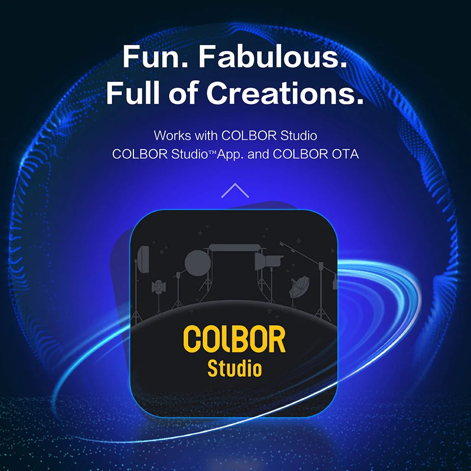 COLBOR CL60 CL60R Photography Fill Lighting Protable Video Light Tiktok Youtube Lamp with APP Control