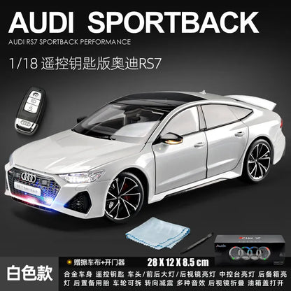 Simulation 1:18 AUDI RS7 Sportback Alloy Car Model Children Toy Vehicle Collectibles Miniature Voiture Home Decor Birthday Gift