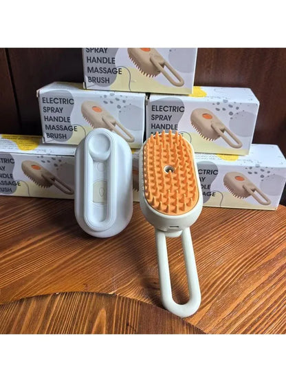 Steam Brush Cat Brush Cats Vaporizer Pet Hair Brush Remover Pets Cleaning Steamy Spray Massage Comb 3in1 Grooming Supplies