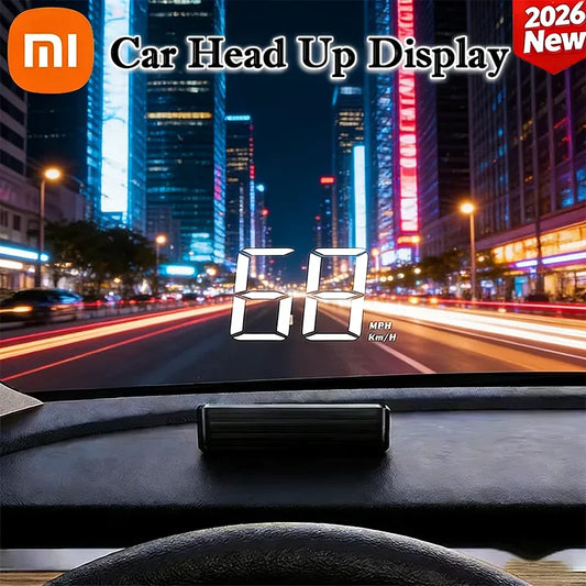 XIAOMI New HUD Head Up Display Digital New In-vehicle Speedometer Speed Mete GPS Compass Multifunctional Car Windshield Project