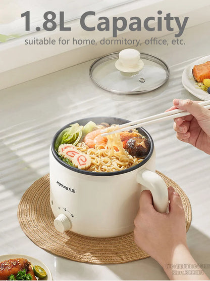 Joyoung Electric Cooker 1.8L Multifunctional Electric Cooking Pot Rice Porridge Noodles Cooker For Home Dormitory 2025 New