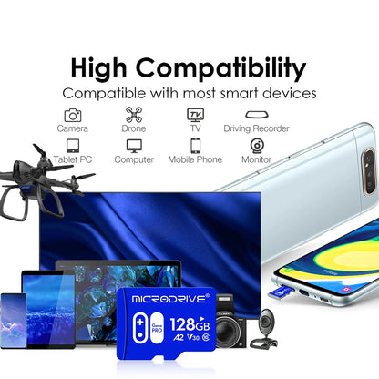 High speed memory card 32GB 50GB 64GB Class 10 Mini sd card flash usb mini pen drive TF card 100GB 128GB for Smartphone