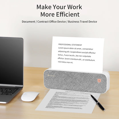 PeriPage A40 A4 Paper Printer Direct Thermal Transfer Wirless Mobile Photo Printer USB BT Connection For 2''/3''/4'' Paper Width