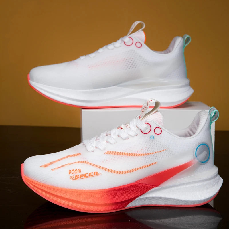 2025 Men's And Women's Professional Carbon Board Marathon Running Shoes Shock Absorption Ultra-light Stable Support Sports Shoes