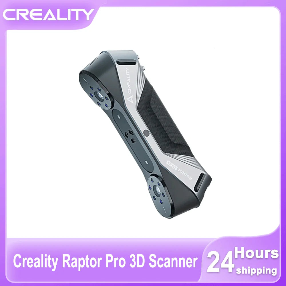 Creality Raptor Pro 3D Scanner 22+7 Blue Laser Line / NIR Light 0.02mm Accuracy 60FPS Anti-Shake Tracking 24Bit Color Scanning