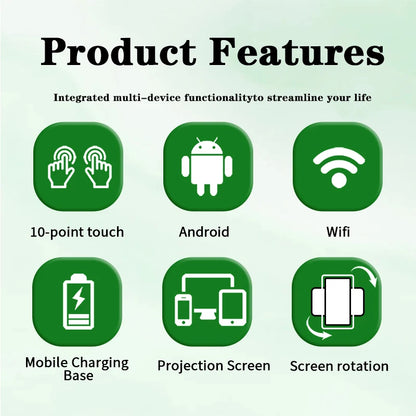 Téléviseur intelligent interactif 24 pouces avec écran tactile, salle de sport et jeux en direct
