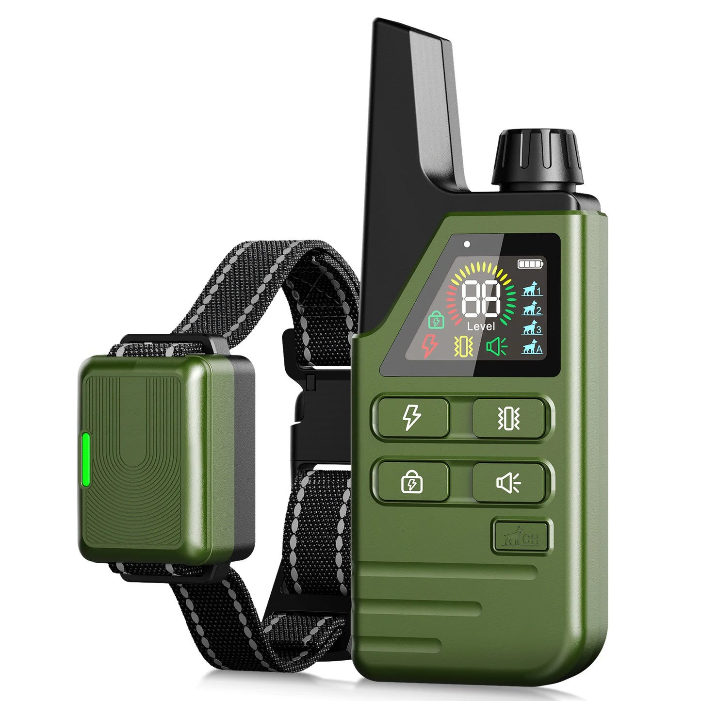 Electric Dog Training Collar 300M Remote Control Pet Puppy Dog Bark Stop Collar IPX7 Waterproof Rechargeable Anti Barking Device