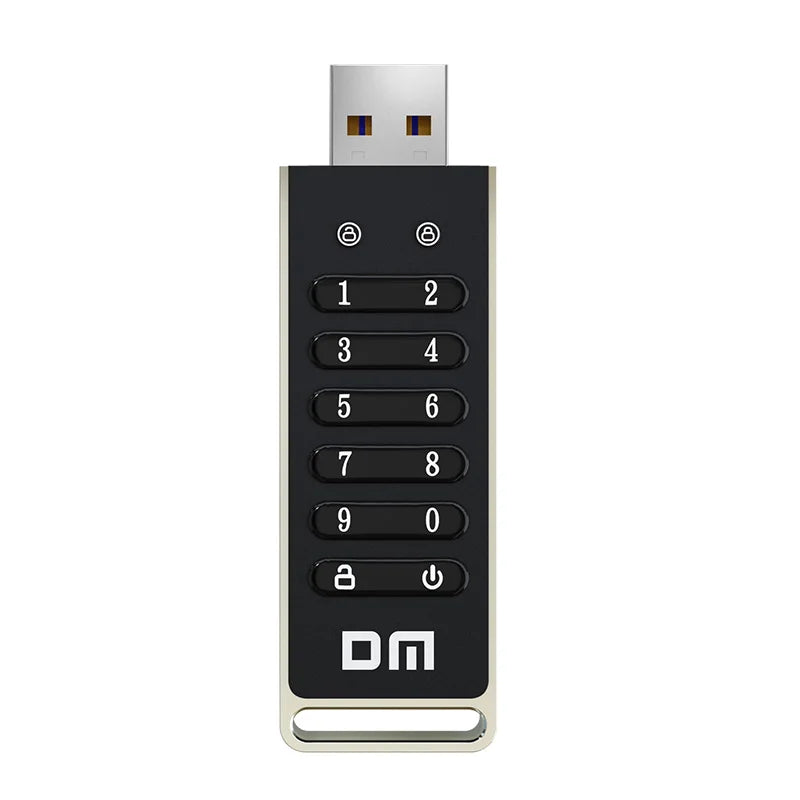 DM FD063 256-bit Encrypted USB Drive Password Secure Flash Drive USB3.0 U Disk Support Reset/Wipe/Auto Lock Function