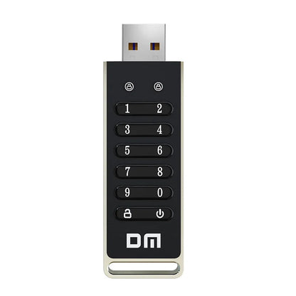 DM FD063 256-bit Encrypted USB Drive Password Secure Flash Drive USB3.0 U Disk Support Reset/Wipe/Auto Lock Function