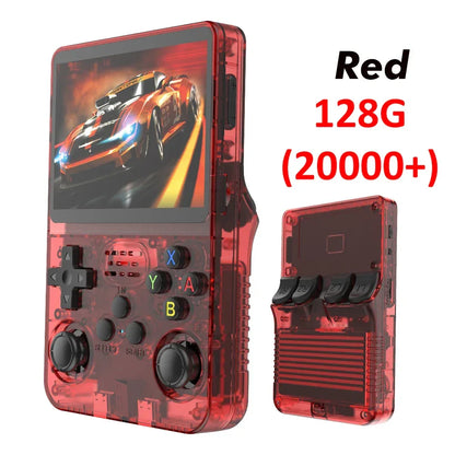 R36S Retro Handheld Video Game Console Linux System 3.5 Inch IPS Screen R35s Pro Portable Pocket Video Player Games 64G/128G