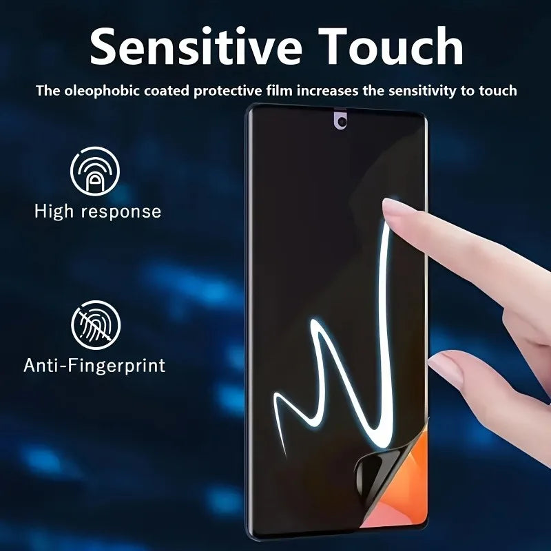 3Pcs Privacy Hydrogel Film For Motorola Edge 70 60 Fusion Pro Neo Privacy Screen Protector