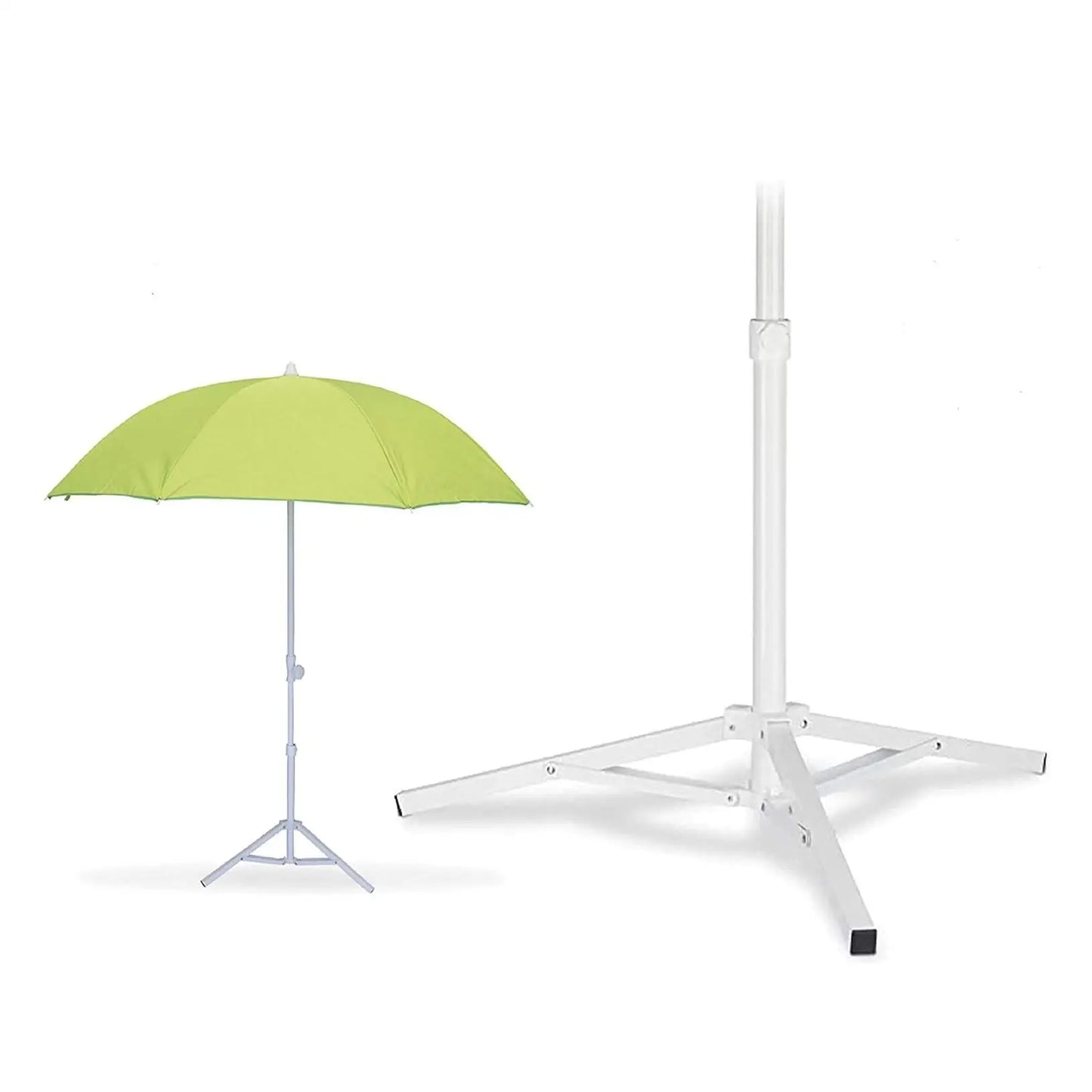 Support de parapluie GREATOOL, pied de parapluie à 3 pieds, 53 x 54 cm / 78 x 58 cm