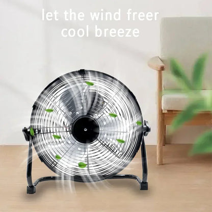 12 Inch Floor Electric Fan Household Commercial Industrial Floor Fan For Bosch For Makita For Milwaukee 18V 20V Li-ion Battery