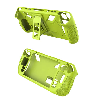 Console Protector Case For Steam Deck Host Anti-Slip Soft Shell Protective Case With Holder Stand For Steam Deck Game Console