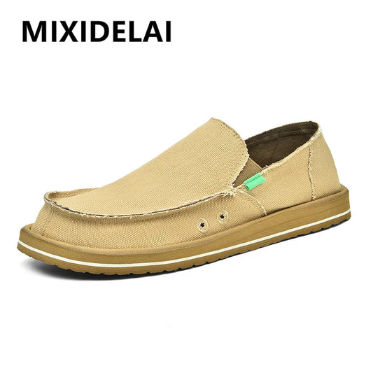 2025 New Spring Handmade Canvas Casual Men Shoes Design Fashion Sneakers Man Loafers Breathable Low Top Flat Shoes Soft Driving by PDG ibma