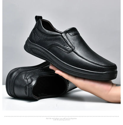 Genuine Leather Men's Shoes Comfortable Outdoor Casual Shoes High Quality Cow Leather Handmade Business Men Flats Shoe For Men