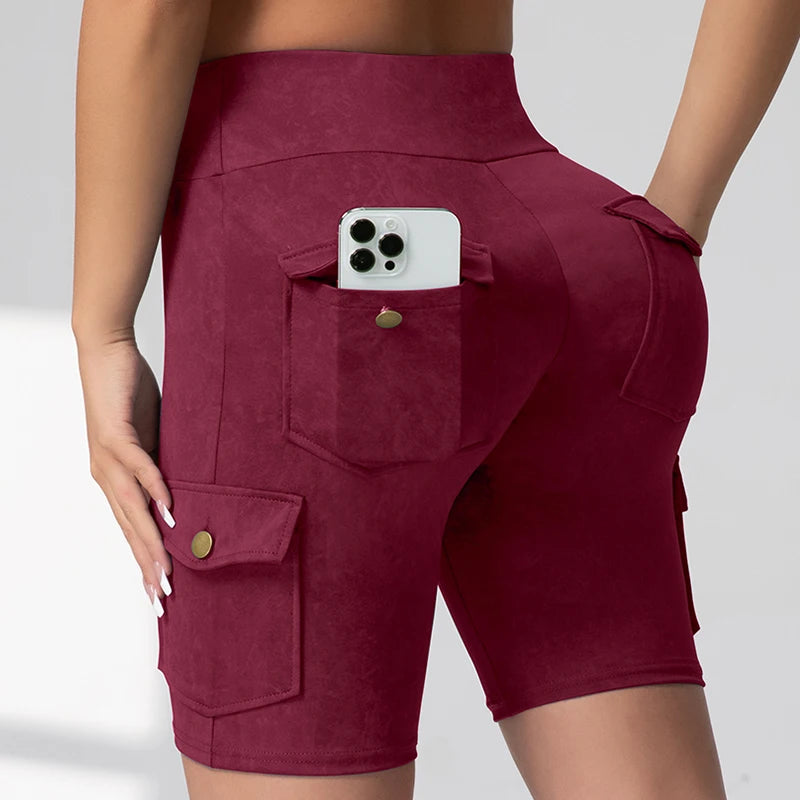 1/3 PCS Washed Print Work Pocket Women Leggings Elastic Butt Lifting Fitness Tights 2025 New Athletic Pants Fashion Streetwear