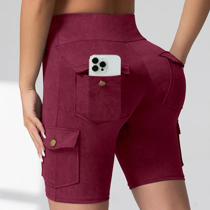 1/3 PCS Washed Print Work Pocket Women Leggings Elastic Butt Lifting Fitness Tights 2025 New Athletic Pants Fashion Streetwear