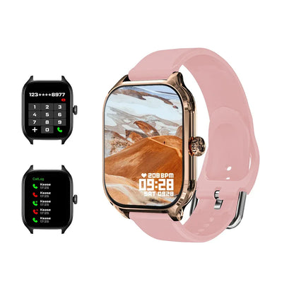 LAXASFIT 2025 New H9 Smartwatch Dial to Answer Calls Calorie Tracking Heart Rate Blood Oxygen Monitoring Bluetooth Smartwatch