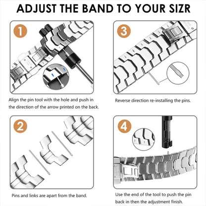 Steel Strap for Huami Amazfit T-rex 3/2 Trex Pro Metal Watch Band for Amazfit T-Rex Ultra Butterfly clasp Smartwatch Accessories