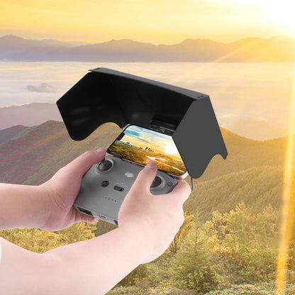 For DJI Mavic 3/Mini 2/Air 2/Air 2S/Mini 3 Pro RC-N1 Remote Controller Hood Sun Shade Mobile Phone Monitor Light Cover Drone