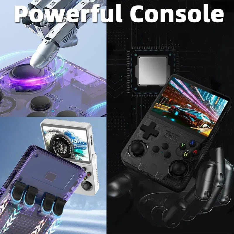 New R36HD Retro Handheld Video Game Console ARKOS System 3.5 Inch IPS Screen Classic Portable Pocket Video Player Games Boy Gift