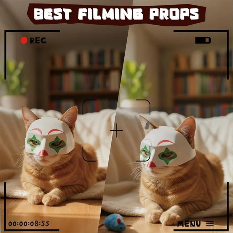 Halloween Bat Pet Mask for Cats Dogs Cool Black Cute Funny Photo Prop Pet Accessory Toy for Adults Holiday Party Decor Gift