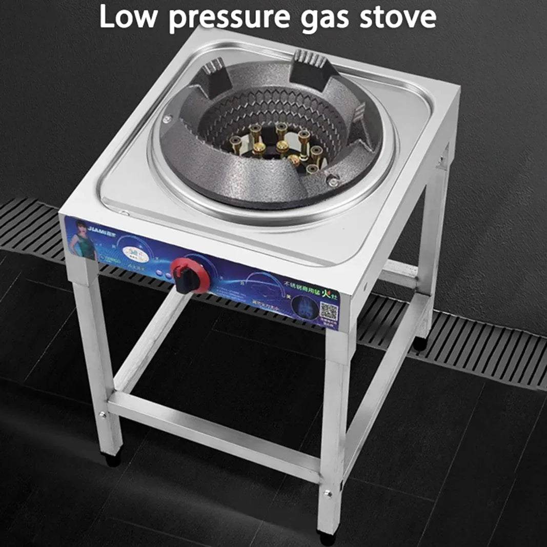 Fierce Fire Stove Commercial Low Pressure Gas Stove Restaurant Liquefied Gas Stove Stir Fry Stove with Flameout Protection