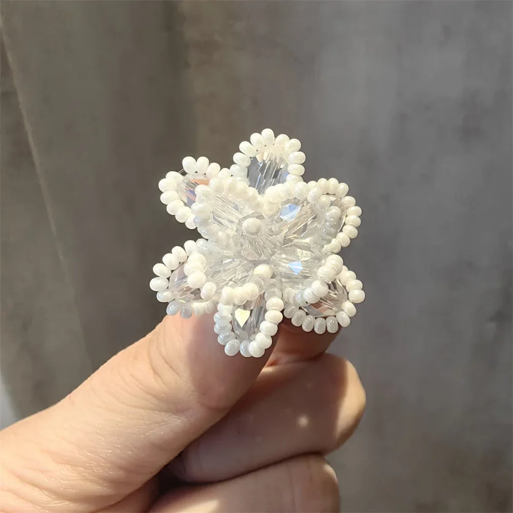 New Pearl Flower Shoes Accessories Fruit Crystal Shoe Charm Buckle Shoe Laces Charms for Sneakers Decorations 1Pcs