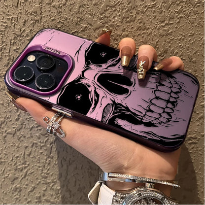 Skull Horror Patterns Laser Case for Xiaomi 14 13 14T 13T 12T Pro 11 Lite 5G NE POCO X7 X6 X5 X3 NFC F4 GT F5 F6 M5S M6 Pro 4G