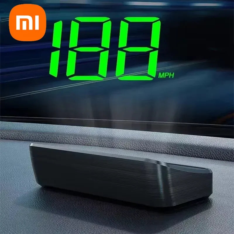 XIAOMI New HUD Head Up Display Digital New In-vehicle Speedometer Speed Mete GPS Compass Multifunctional Car Windshield Project