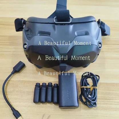 Used Second-hand 90%NEW  For DJI FPV Flight Goggles V2 Drone Glasses Sky End  O3 / Avata Drone Accessories