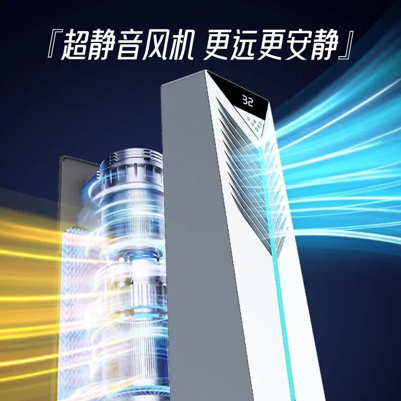 Cold air machine cooling fan household small floor-standing air conditioner mobile electric silent 2025 new water artifact