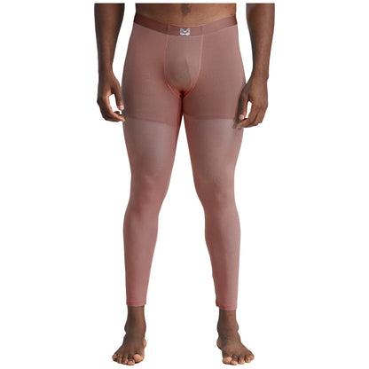 Men's Clothings Gym Pants Bulge Pouch Seamless Stretchy Tights Sweatpants Silky Yoga Pants Fitness Leggings Sports Cycling Pants