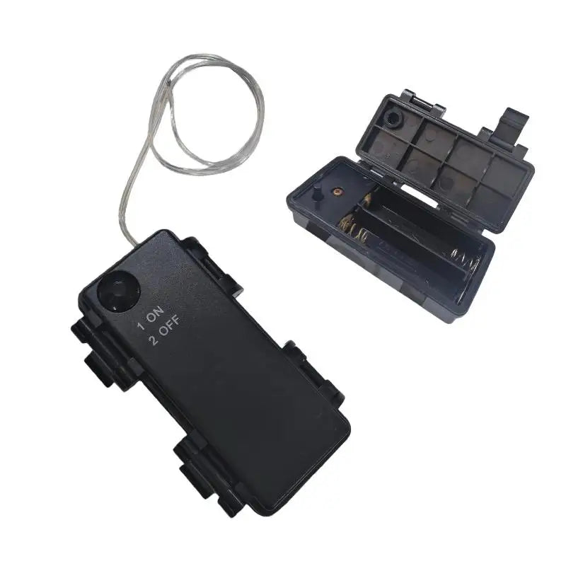 1Pcs 2 Sections AA Battery Holder 3V No.5 Waterproof And Dustproof Battery Cartridge With ON-OFF DIY Accessories
