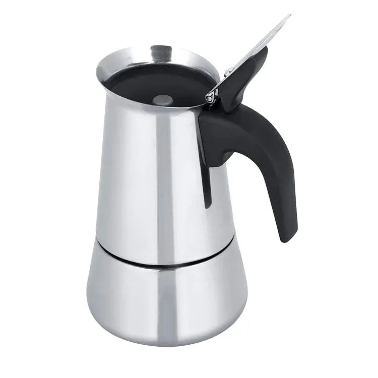 Stainless Steel Moka Pot Espresso Percolator Coffee Pots Electric Italian Turkish Portable Camping Moka Pots