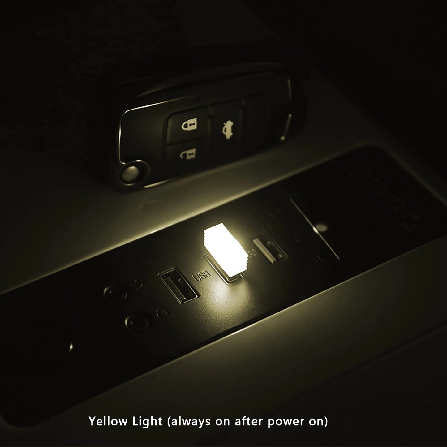 Mini USB Car Light Universal Portable USB Atmosphere Light DC 5V USB LED Car Interior Lighting kit for Laptop Night Home Office