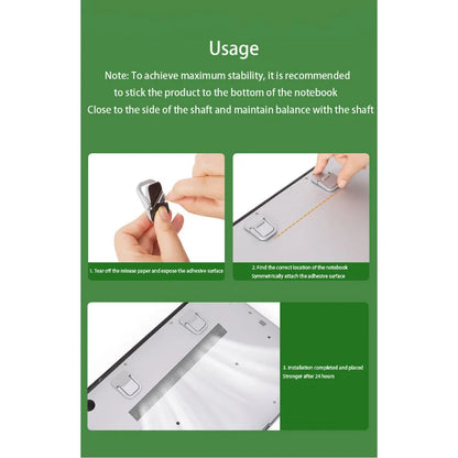 2pcs Foldable Laptop Stand Aluminium Alloy Non-slip Cooling Holder Invisible Universal Notebook Bracket for HP Dell Lenovo
