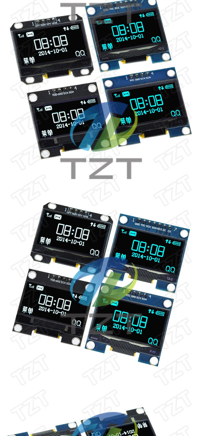 1.3 inch OLED module SPI/IIC I2C Communicate white/blue color 128X64 1.3 inch OLED LCD LED Display Module 1.3" OLED Module