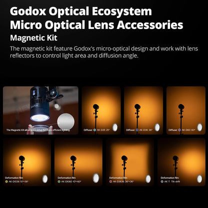 Godox MS60R RGB MS60Bi Bi-Color LED Light For Film, Broadcast & Video Production - KNOWLED Series