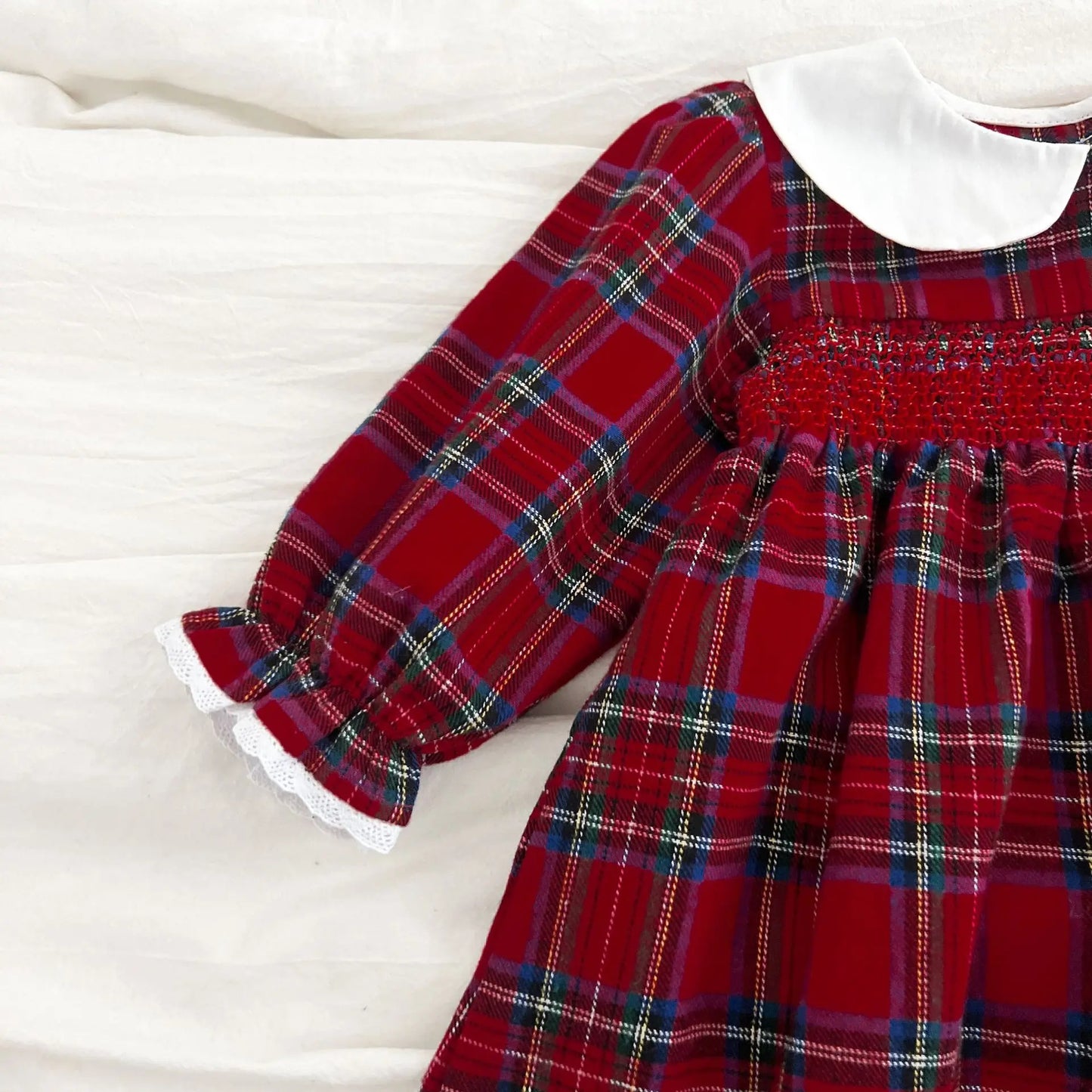 New Year's Party Clothes ﻿Christmas Toddler Kids Baby Girls Clothes Sister Matching Xmas Bodysuit Dress Outfits Red Plaids Sets