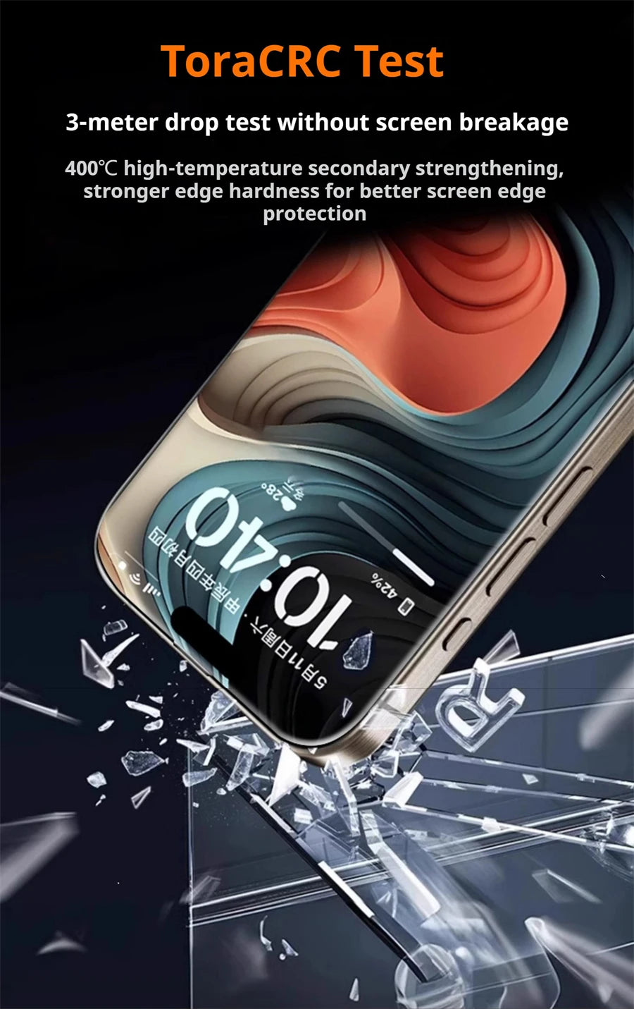 Cut Edge Anti Dust Mesh 0.5mm Privacy Tempered Glass For iPhone 17 15 16 Pro Max Screen Protector 17 Air Plus Luxury Full Cover