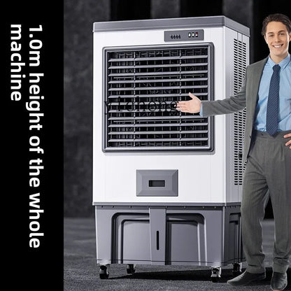 HXL Large Industrial Evaporative Air Cooler Water Cooled Air Conditioning Fan Electric Fan Household Water Filling