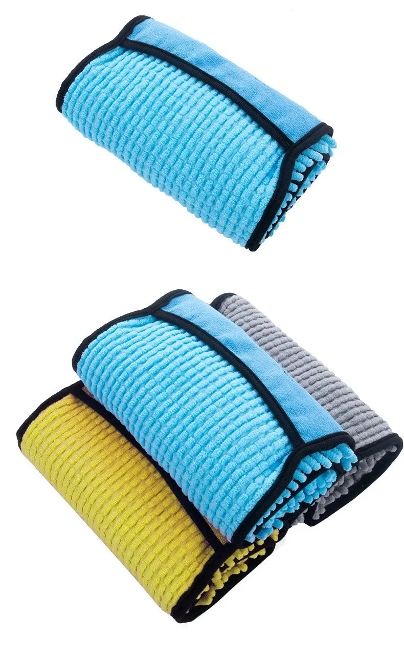 1Pcs Super Absorbent Pet Bath Towel Quick-drying Cat Towels Convenient Soft Bath Robe Dry Pet Cleaning Washcloth Dog Accessories