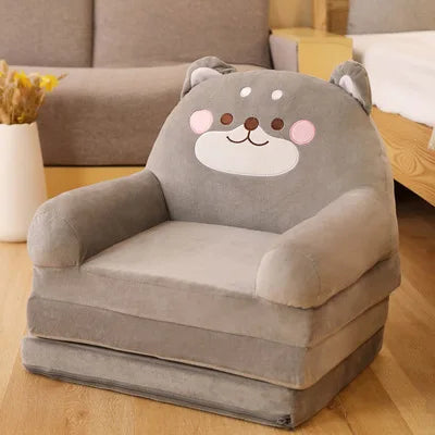 Sofas Children Sofa Cute Cartoon Lazy Folding Small Sofa Bed Girl Princess Baby Toddler Dual-purpose Child Seat All sofas