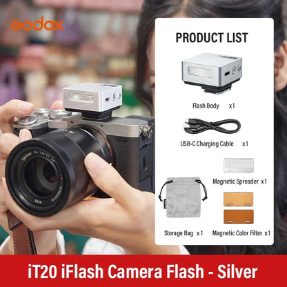 Godox iT20 iT22 C/N/S/F  HSS TTL 2.4G Wireless Touchscreen Pocket Flash for Canon Sony Nikon Olympus Fujifilm