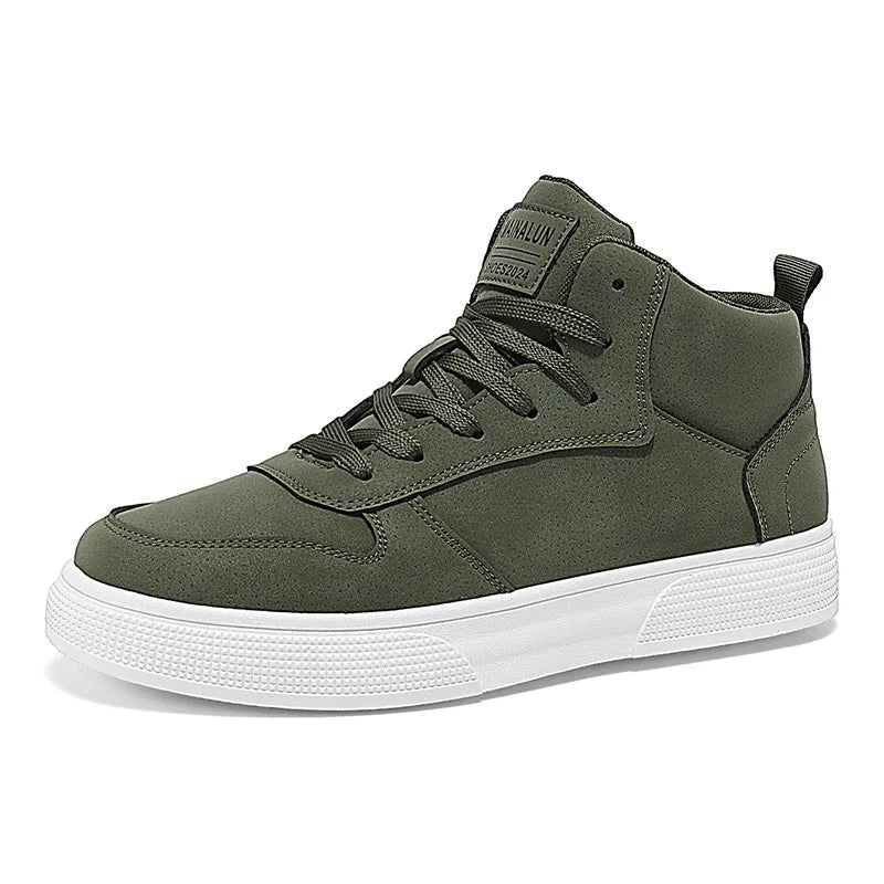 Brand Men's Vulcanzed Shoes Platform High Top Man Sneakers Lightweight Male Running Shoes Breathable Comfort Casual Sport Shoes