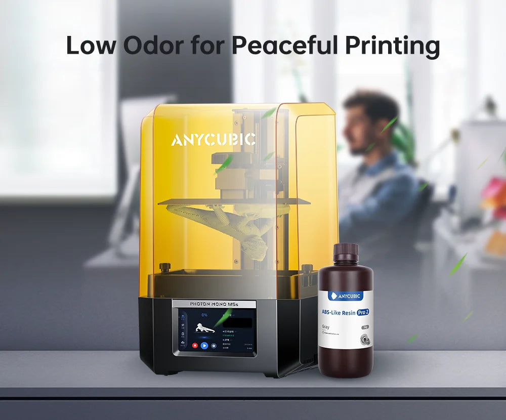 Newest Anycubic 20kg ABS-Like+ Resin Pro 2 Rapid UV Curing 405nm Standard Photopolymer Resin ABS 3D Resin High Precision for LCD
