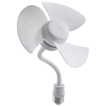 LED Mini Ceiling Fan E27 Base/USB Modern LED Ceiling Fan Hose Extender Indoor Ceiling Fan Light for Bedroom Living Room